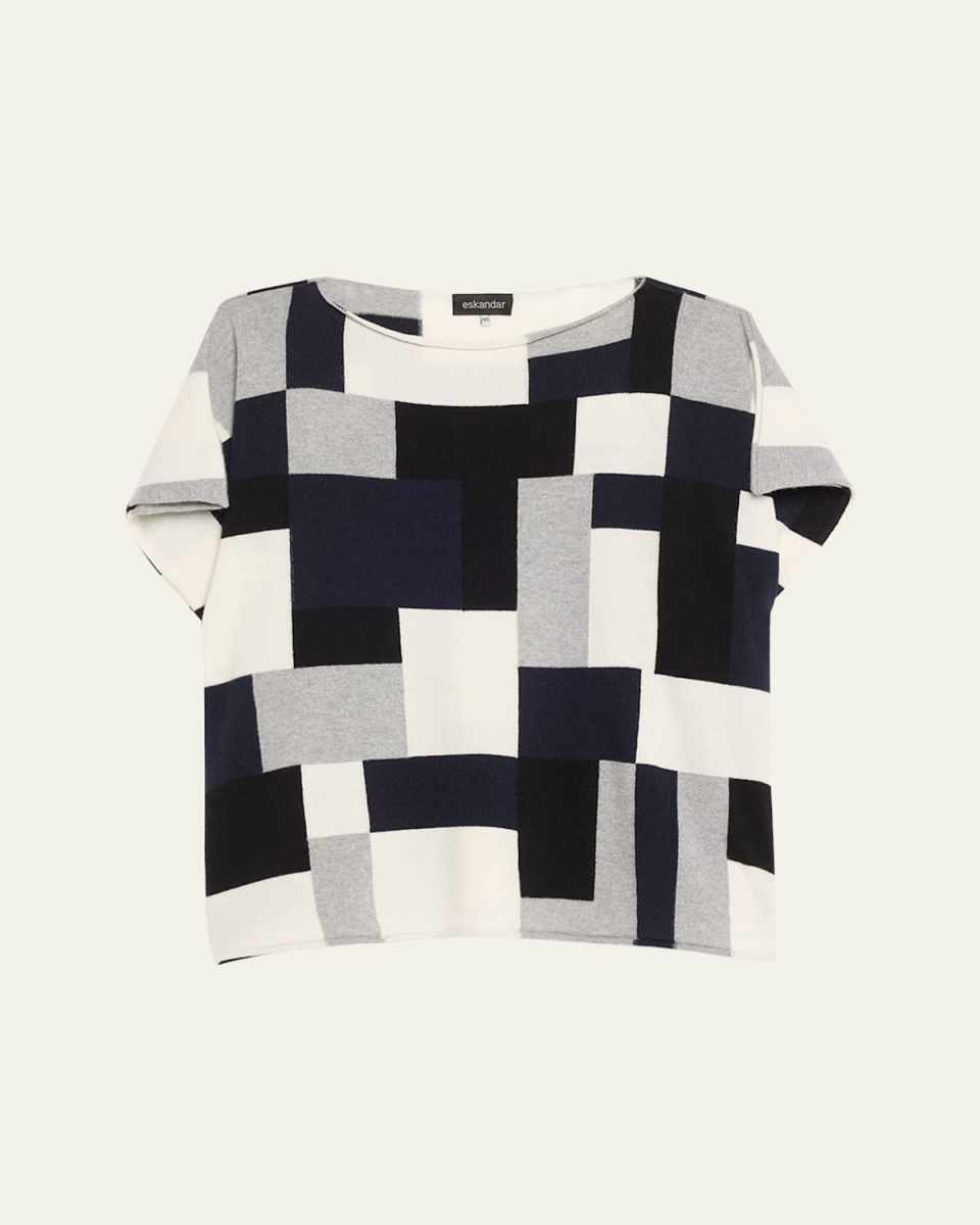 Sleeveless Slash Neck Cashmere Sweater